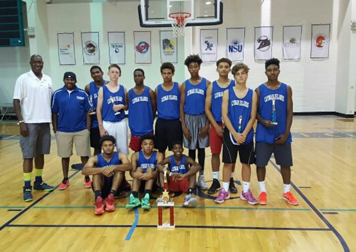 The Cayman Islands junior basketball squad