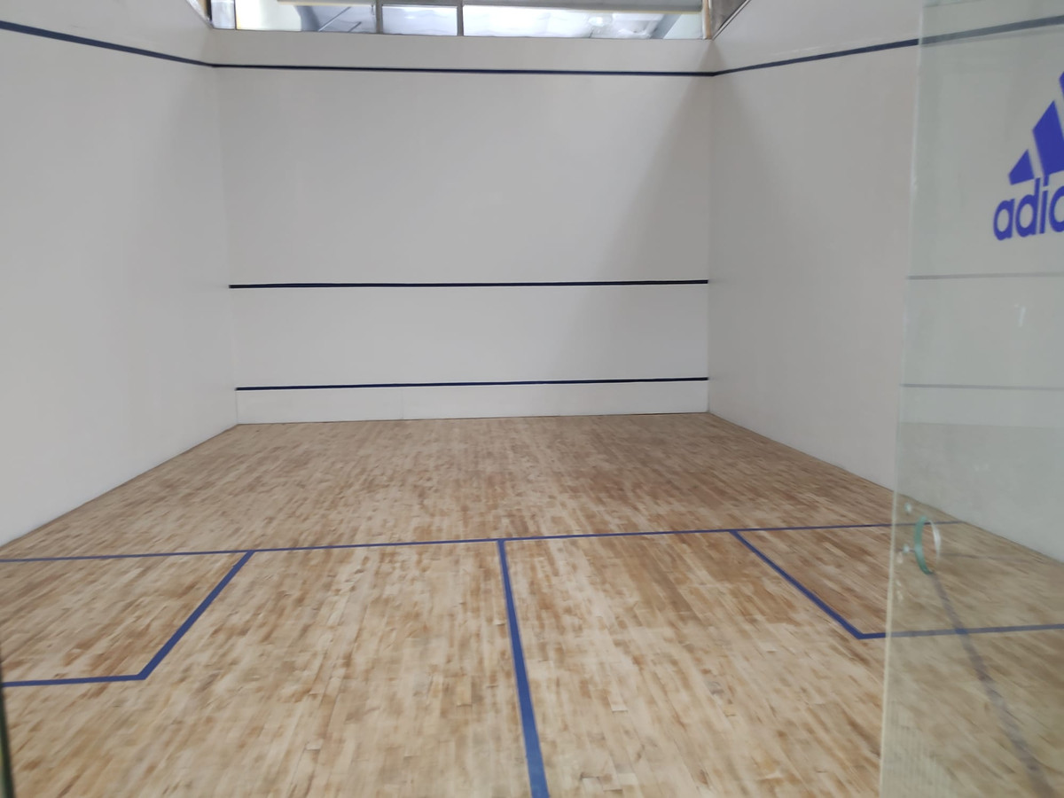 A squash court at King's